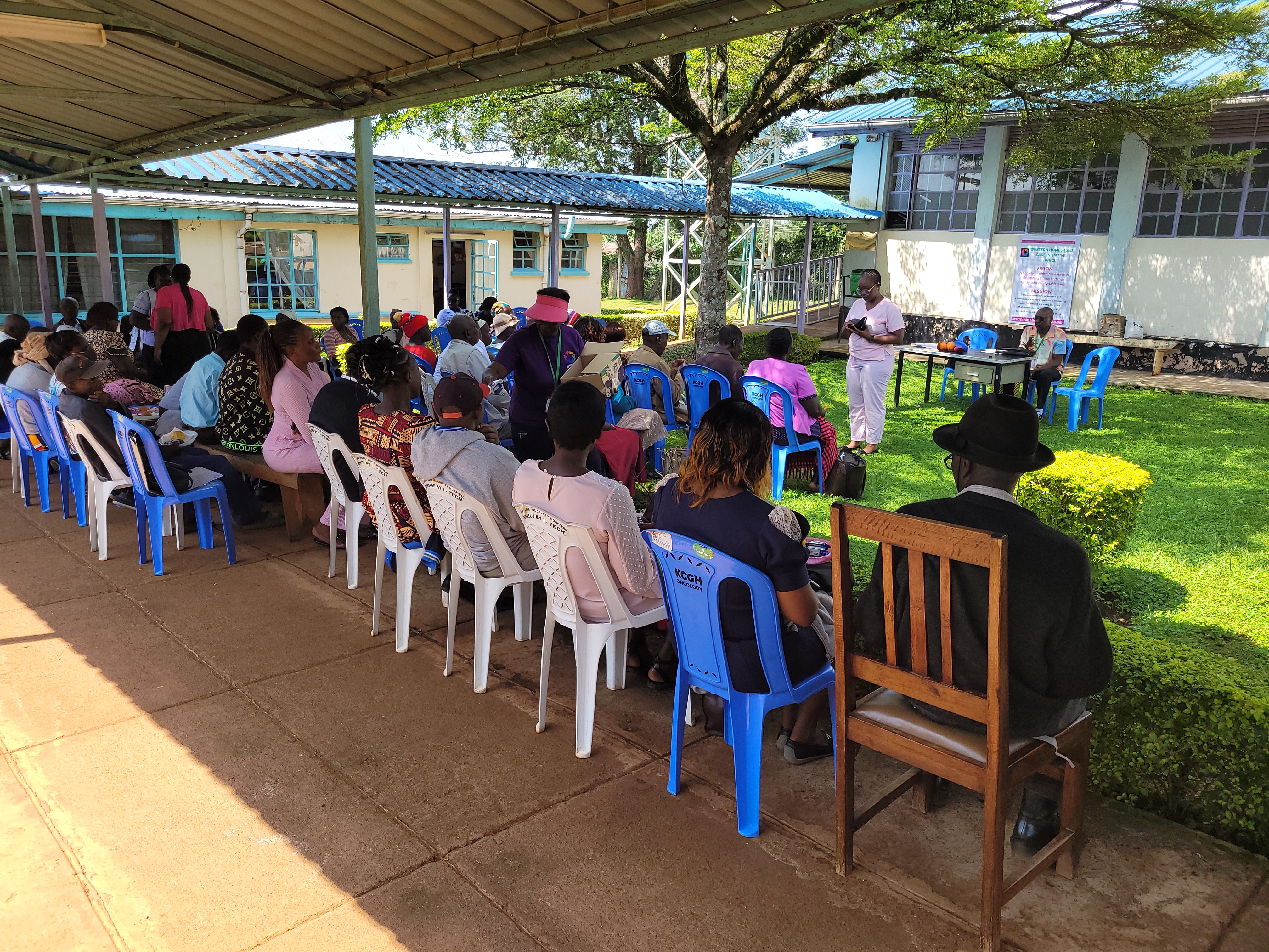 Nurse Addressing Caregivers